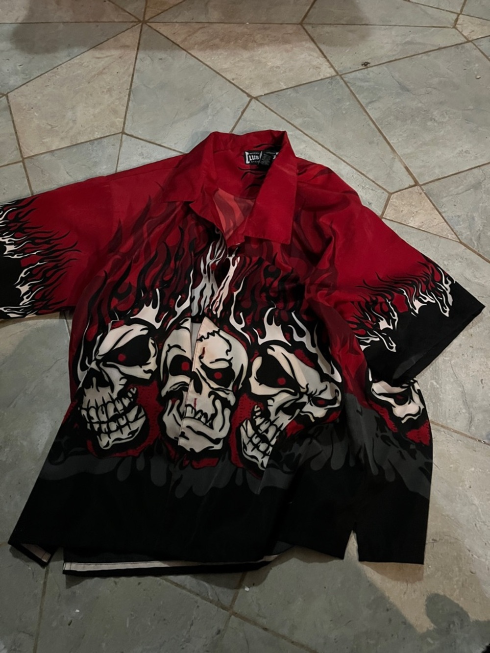 Skull blouse